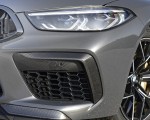 2020 BMW M8 Competition Convertible (Color: Brands Hatch Grey) Headlight Wallpapers 150x120