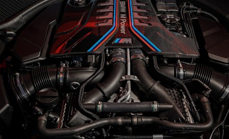 2020 BMW M8 Competition Coupe (Color: Fire Red) Engine Wallpapers 450x275 (96)