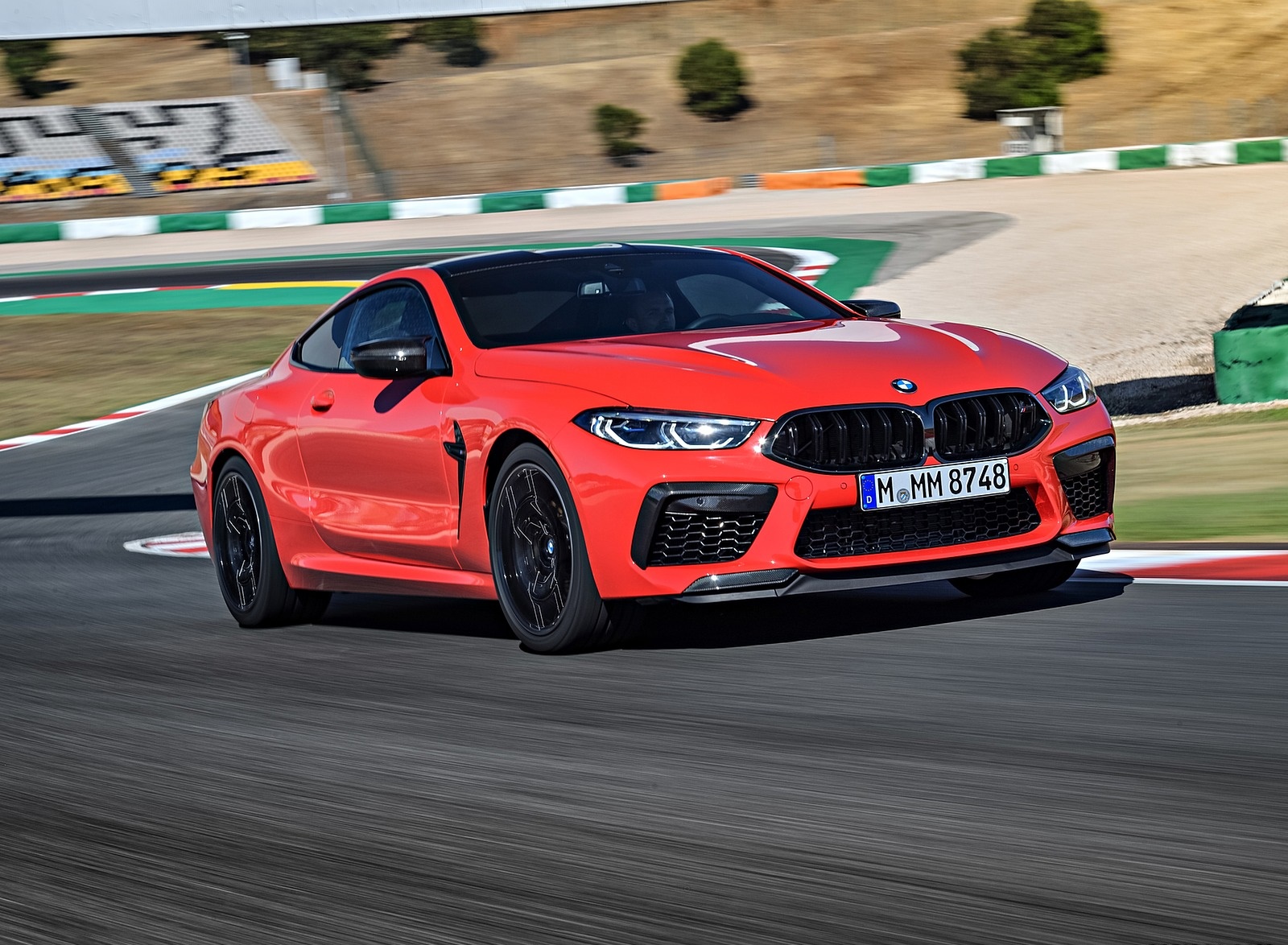2020 BMW M8 Competition Coupe (Color: Fire Red) Front Three-Quarter Wallpapers #1 of 305