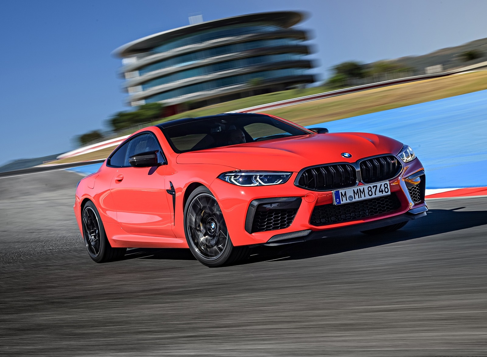 2020 BMW M8 Competition Coupe (Color: Fire Red) Front Three-Quarter Wallpapers #13 of 305