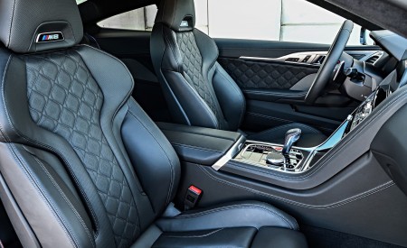 2020 BMW M8 Competition Coupe (Color: Fire Red) Interior Front Seats Wallpapers 450x275 (105)