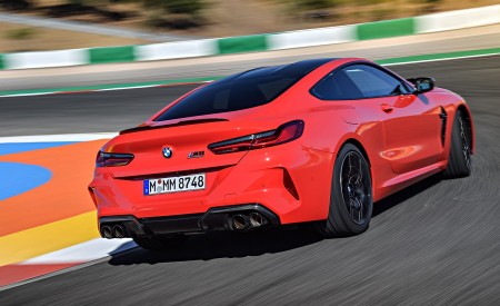 2020 BMW M8 Competition Coupe (Color: Fire Red) Rear Three-Quarter Wallpapers 450x275 (14)