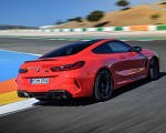 2020 BMW M8 Competition Coupe (Color: Fire Red) Rear Three-Quarter Wallpapers 150x120