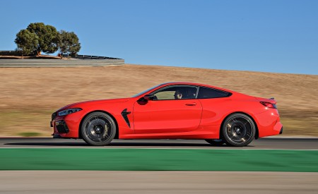 2020 BMW M8 Competition Coupe (Color: Fire Red) Side Wallpapers 450x275 (33)