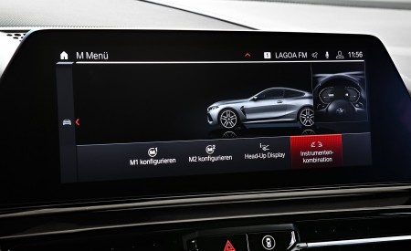 2020 BMW M8 Competition Coupe (Color: Frozen Marina Bay Blue) Central Console Wallpapers 450x275 (230)