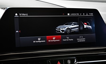 2020 BMW M8 Competition Coupe (Color: Frozen Marina Bay Blue) Central Console Wallpapers 450x275 (229)