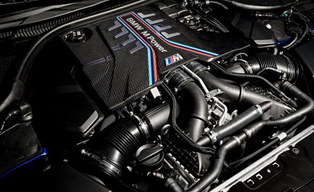 2020 BMW M8 Competition Coupe (Color: Frozen Marina Bay Blue) Engine Wallpapers 450x275 (217)