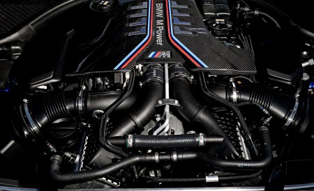 2020 BMW M8 Competition Coupe (Color: Frozen Marina Bay Blue) Engine Wallpapers 450x275 (216)