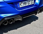 2020 BMW M8 Competition Coupe (Color: Frozen Marina Bay Blue) Exhaust Wallpapers 150x120