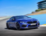 2020 BMW M8 Competition Coupe (Color: Frozen Marina Bay Blue) Front Three-Quarter Wallpapers 150x120