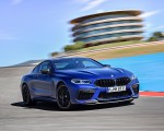 2020 BMW M8 Competition Coupe (Color: Frozen Marina Bay Blue) Front Three-Quarter Wallpapers 150x120