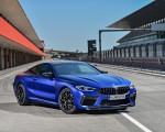 2020 BMW M8 Competition Coupe (Color: Frozen Marina Bay Blue) Front Three-Quarter Wallpapers 150x120