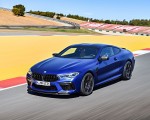 2020 BMW M8 Competition Coupe (Color: Frozen Marina Bay Blue) Front Three-Quarter Wallpapers 150x120