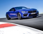 2020 BMW M8 Competition Coupe (Color: Frozen Marina Bay Blue) Front Three-Quarter Wallpapers 150x120