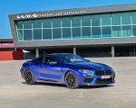 2020 BMW M8 Competition Coupe (Color: Frozen Marina Bay Blue) Front Three-Quarter Wallpapers 150x120