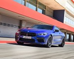 2020 BMW M8 Competition Coupe (Color: Frozen Marina Bay Blue) Front Three-Quarter Wallpapers 150x120