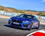 2020 BMW M8 Competition Coupe (Color: Frozen Marina Bay Blue) Front Three-Quarter Wallpapers 150x120