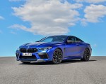2020 BMW M8 Competition Coupe (Color: Frozen Marina Bay Blue) Front Three-Quarter Wallpapers 150x120