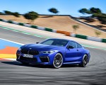 2020 BMW M8 Competition Coupe (Color: Frozen Marina Bay Blue) Front Three-Quarter Wallpapers 150x120