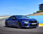 2020 BMW M8 Competition Coupe (Color: Frozen Marina Bay Blue) Front Three-Quarter Wallpapers 150x120