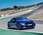 2020 BMW M8 Competition Coupe (Color: Frozen Marina Bay Blue) Front Three-Quarter Wallpapers 150x120