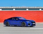 2020 BMW M8 Competition Coupe (Color: Frozen Marina Bay Blue) Front Three-Quarter Wallpapers 150x120