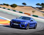 2020 BMW M8 Competition Coupe (Color: Frozen Marina Bay Blue) Front Three-Quarter Wallpapers 150x120