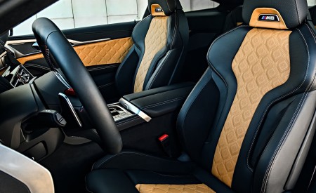 2020 BMW M8 Competition Coupe (Color: Frozen Marina Bay Blue) Interior Seats Wallpapers 450x275 (223)