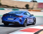 2020 BMW M8 Competition Coupe (Color: Frozen Marina Bay Blue) Rear Three-Quarter Wallpapers 150x120