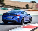 2020 BMW M8 Competition Coupe (Color: Frozen Marina Bay Blue) Rear Three-Quarter Wallpapers 150x120
