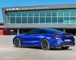 2020 BMW M8 Competition Coupe (Color: Frozen Marina Bay Blue) Rear Three-Quarter Wallpapers 150x120