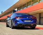 2020 BMW M8 Competition Coupe (Color: Frozen Marina Bay Blue) Rear Three-Quarter Wallpapers 150x120