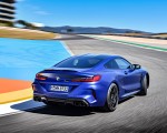 2020 BMW M8 Competition Coupe (Color: Frozen Marina Bay Blue) Rear Three-Quarter Wallpapers 150x120