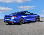 2020 BMW M8 Competition Coupe (Color: Frozen Marina Bay Blue) Rear Three-Quarter Wallpapers 150x120