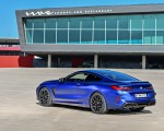 2020 BMW M8 Competition Coupe (Color: Frozen Marina Bay Blue) Rear Three-Quarter Wallpapers 150x120