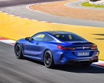 2020 BMW M8 Competition Coupe (Color: Frozen Marina Bay Blue) Rear Three-Quarter Wallpapers 150x120