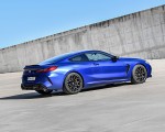 2020 BMW M8 Competition Coupe (Color: Frozen Marina Bay Blue) Rear Three-Quarter Wallpapers 150x120