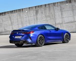 2020 BMW M8 Competition Coupe (Color: Frozen Marina Bay Blue) Rear Three-Quarter Wallpapers 150x120