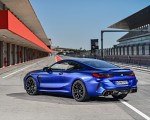 2020 BMW M8 Competition Coupe (Color: Frozen Marina Bay Blue) Rear Three-Quarter Wallpapers 150x120
