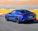 2020 BMW M8 Competition Coupe (Color: Frozen Marina Bay Blue) Rear Three-Quarter Wallpapers 150x120