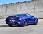 2020 BMW M8 Competition Coupe (Color: Frozen Marina Bay Blue) Rear Three-Quarter Wallpapers 150x120