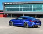 2020 BMW M8 Competition Coupe (Color: Frozen Marina Bay Blue) Rear Three-Quarter Wallpapers 150x120