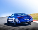 2020 BMW M8 Competition Coupe (Color: Frozen Marina Bay Blue) Rear Three-Quarter Wallpapers 150x120