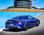 2020 BMW M8 Competition Coupe (Color: Frozen Marina Bay Blue) Rear Three-Quarter Wallpapers 150x120