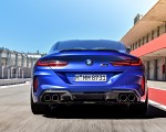 2020 BMW M8 Competition Coupe (Color: Frozen Marina Bay Blue) Rear Wallpapers 150x120