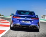 2020 BMW M8 Competition Coupe (Color: Frozen Marina Bay Blue) Rear Wallpapers 150x120