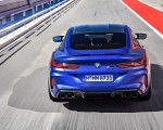 2020 BMW M8 Competition Coupe (Color: Frozen Marina Bay Blue) Rear Wallpapers 150x120