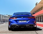 2020 BMW M8 Competition Coupe (Color: Frozen Marina Bay Blue) Rear Wallpapers 150x120