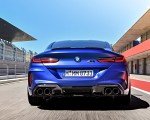 2020 BMW M8 Competition Coupe (Color: Frozen Marina Bay Blue) Rear Wallpapers 150x120