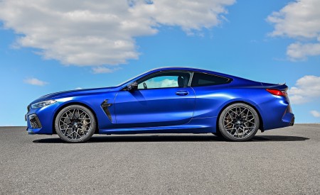 2020 BMW M8 Competition Coupe (Color: Frozen Marina Bay Blue) Side Wallpapers 450x275 (198)